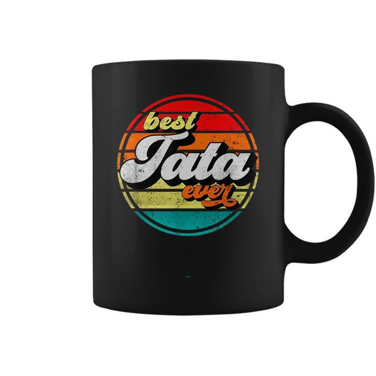 Best Tata Ever Fathers Day Grandpa Vintage Retro Cool Funny  Coffee Mug
