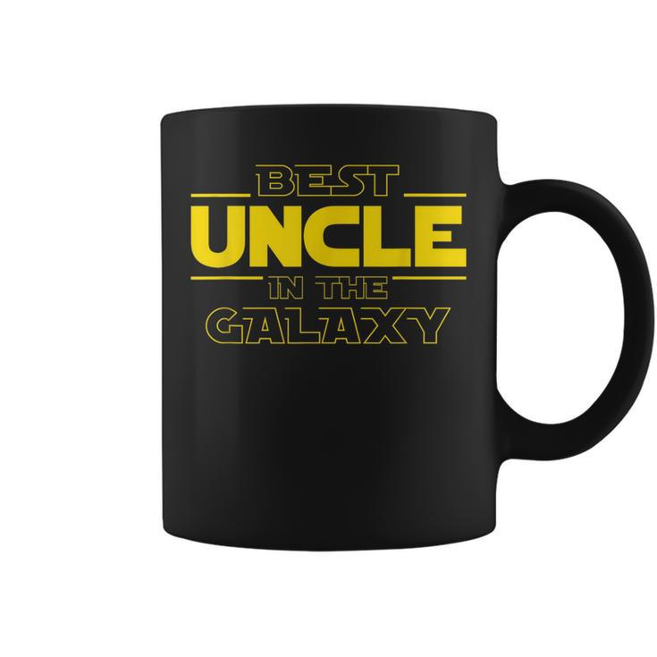 Best Uncle In The Galaxy Funny Uncle Gifts  Coffee Mug