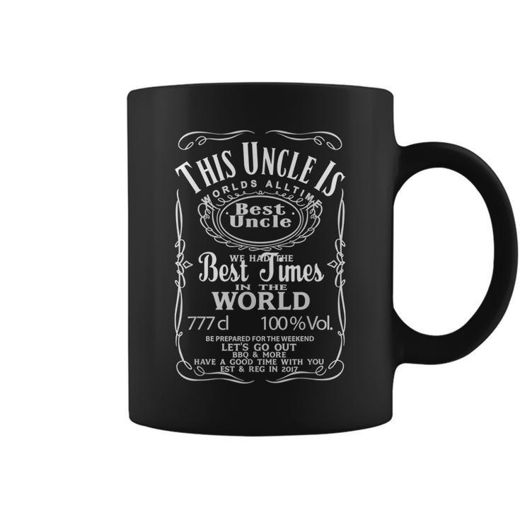 Best Uncle In The World  Gift For Favorite Uncle Coffee Mug