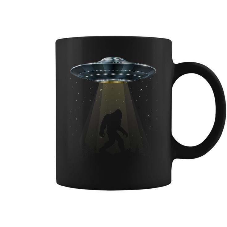 Bigfoot Abduction  Alien Ufo Sasquatch Lovers Space UFO Funny Gifts Coffee Mug