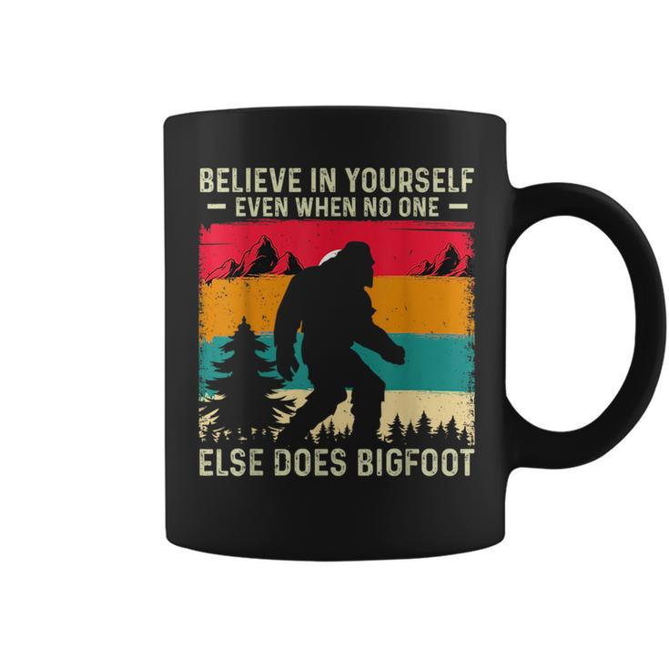 Bigfoot Believe In Yourself Believe Funny Gifts Coffee Mug