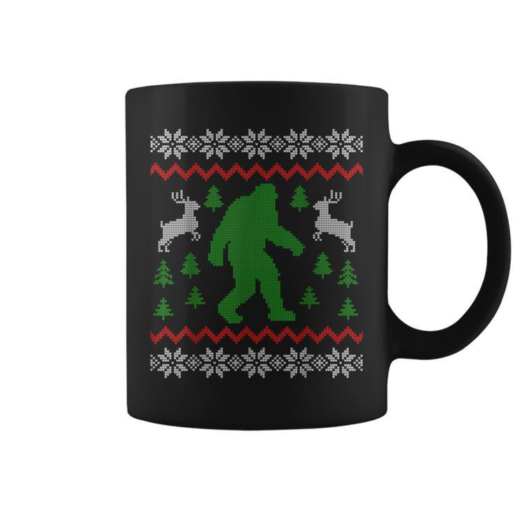 Bigfoot Big Foot Yeti Sasquatch Christmas Ugly Sweater Coffee Mug
