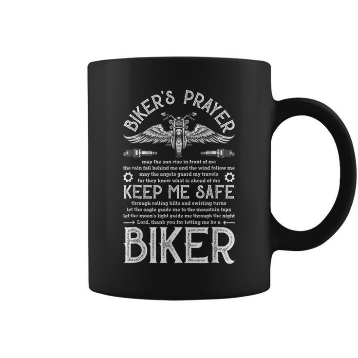 Bikers Prayer Vintage Motorcycle Biker Biking Motorcycling  Coffee Mug