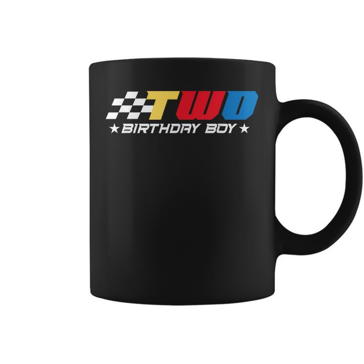 Birthday Boy 2 Two Race Car 2Nd Racing Pit Crew Driver  Coffee Mug