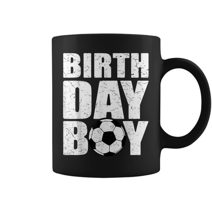 Birthday Boy Soccer Player Striker Goalie Goalkeeper Kids Soccer Funny Gifts Coffee Mug