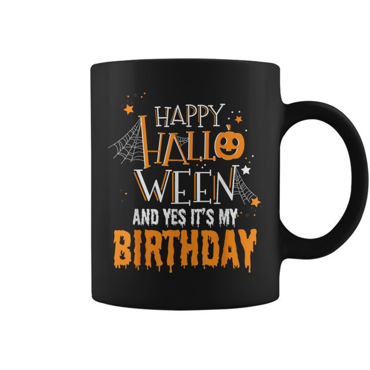 Birthday Halloween Halloween Birthday Coffee Mug