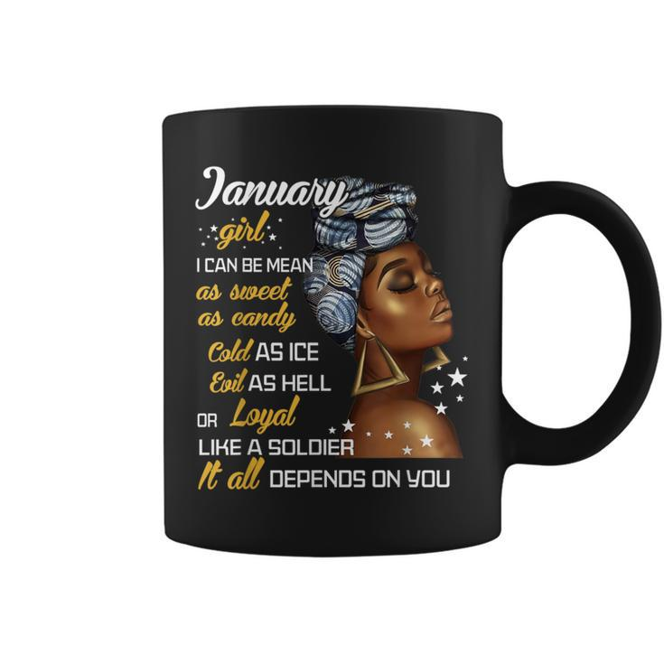 Birthday January Girl Capricorn Aquarius Zodiac Women Coffee Mug
