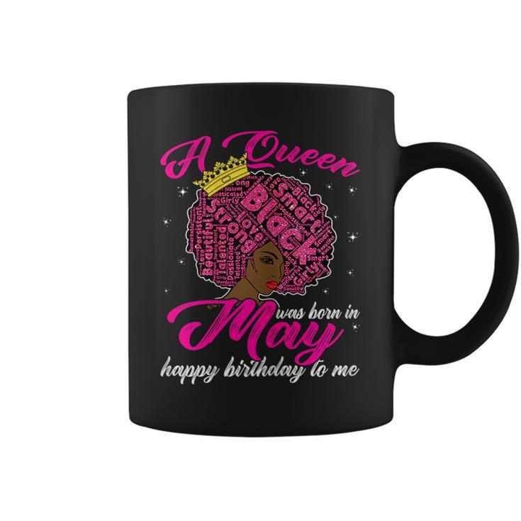 Birthday Junenth Black History Queen Born In May Coffee Mug