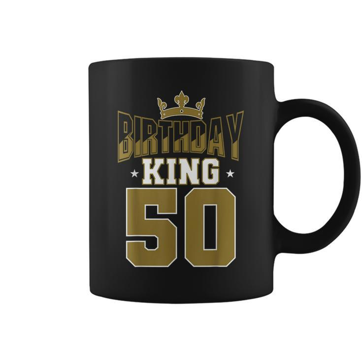Birthday King 50 Bday Party Celebration 50Th Royal Theme  Funny Birthday Gifts Coffee Mug