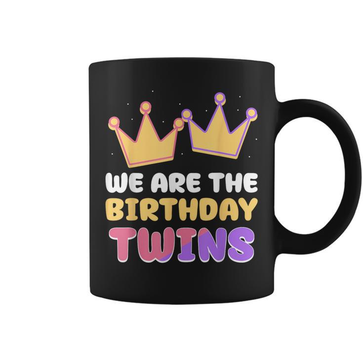 We Are The Birthday Twins Cute Celebrate Twin Coffee Mug