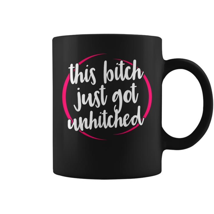 This Bitch Just Got Unhitched  Divorce Celebration Coffee Mug