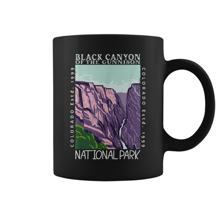 Black Canyon Of The Gunnison National Park Colorado Vintage Coffee Mug