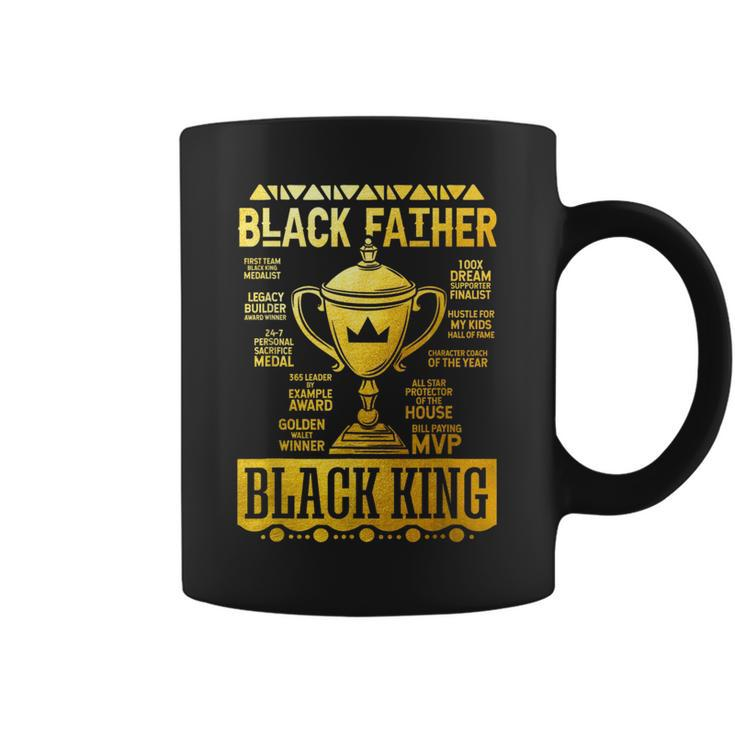 Black Father Black King Daddy African Happy Fathers Day  Coffee Mug