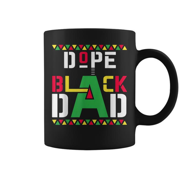 Black Father Lives Matter Dope Black Dad Fathers Day Mens  Coffee Mug
