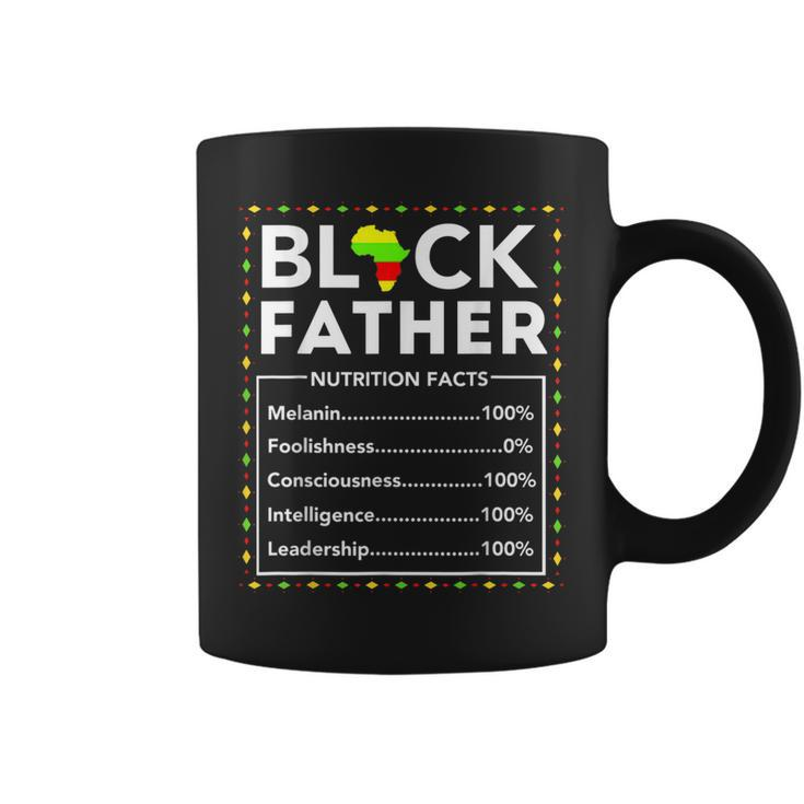 Black Father Nutritional Facts Junenth King Best Dad Ever  Gift For Mens Coffee Mug