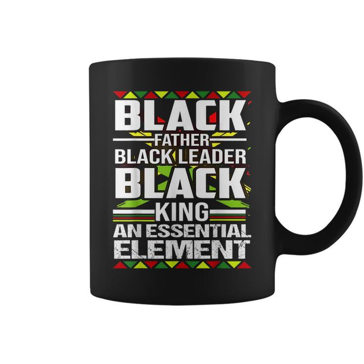 Black Father The Essential Element Funny Fathers Day  Coffee Mug