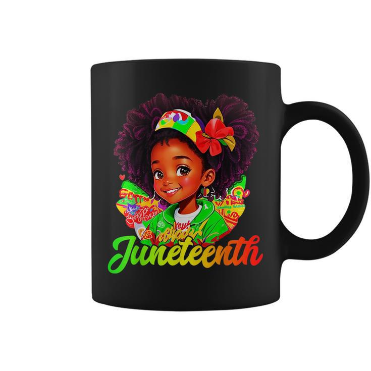 Black Girl Junenth 1865 Kids Toddlers Girls Kids Toddlers  Coffee Mug