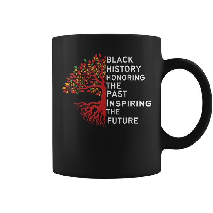Black History Honoring Past Inspiring Future Melanin Pride  Coffee Mug