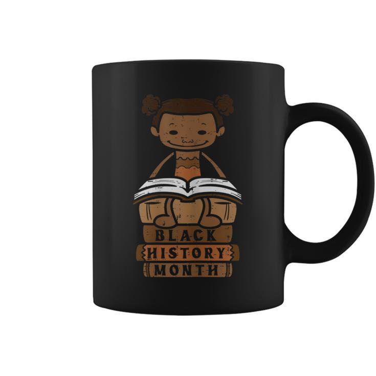 Black History Month Book Afro Girl African Pride Girls Kids Pride Month Funny Designs Funny Gifts Coffee Mug