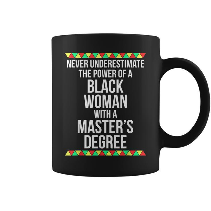 Black Queen Woman Power Masters Graduation T   Coffee Mug