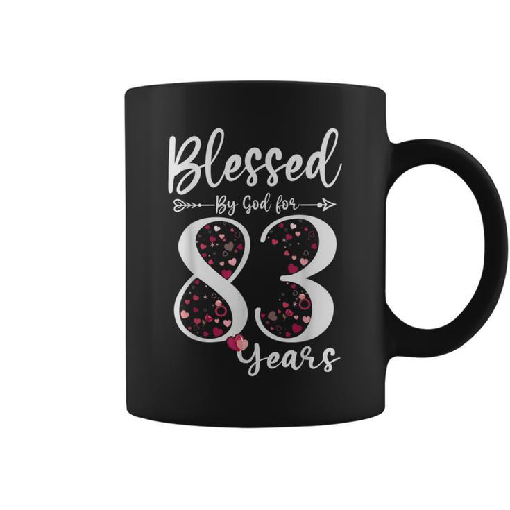 Blessed By God For 83 Years Old 83Rd Birthday For Coffee Mug