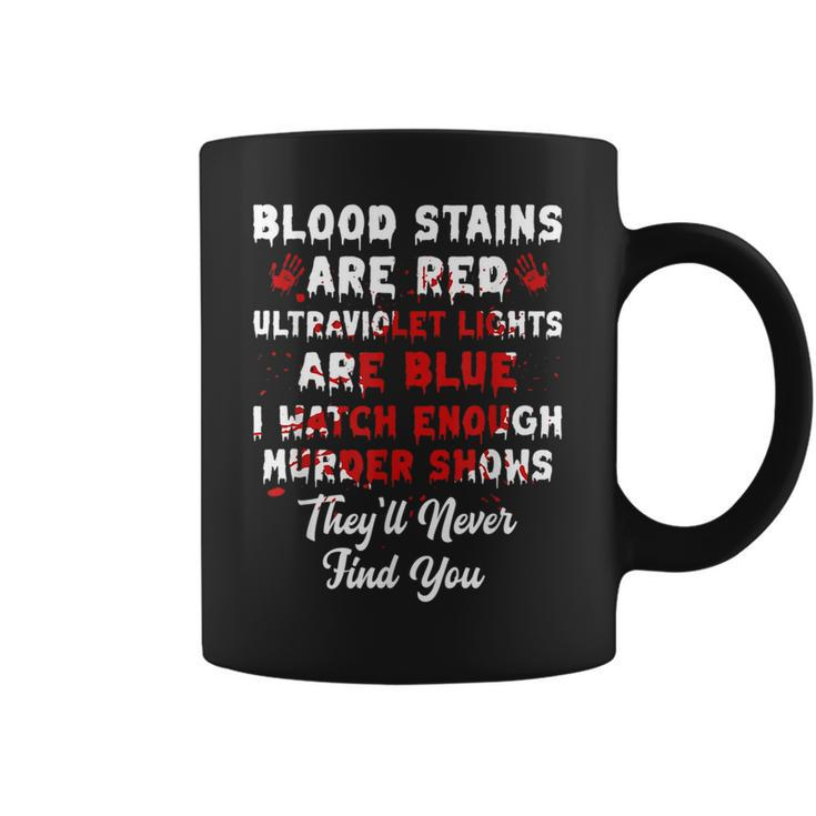 Blood Stains Are Red Horror Horror Coffee Mug