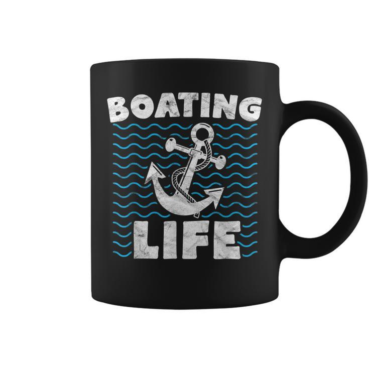 Boating  Men Anchor Sailing Gift Coffee Mug