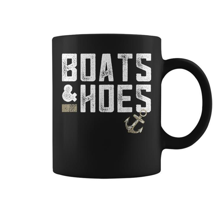 Boats & Hoes Boating Lover Sailor  Coffee Mug