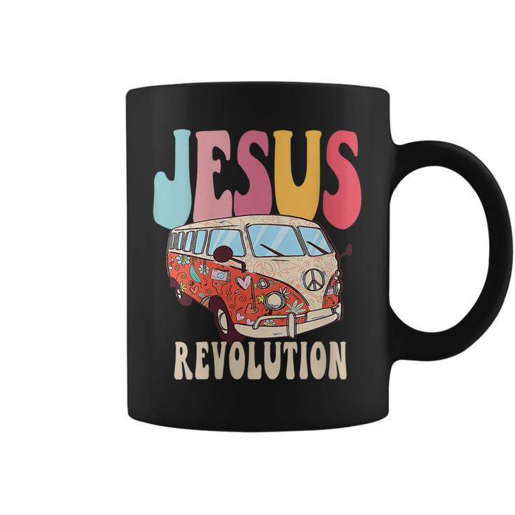 Boho Jesus-Revolution Christian Faith Based Jesus Costume  Faith Funny Gifts Coffee Mug