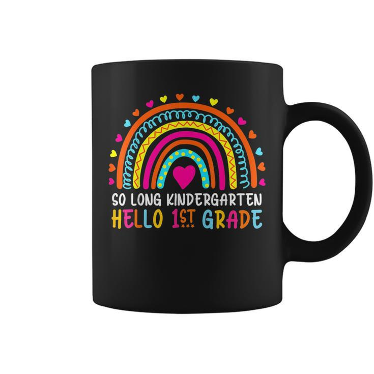 Boho Rainbow So Long Kindergarten Hello 1St Grade Graduation  Coffee Mug