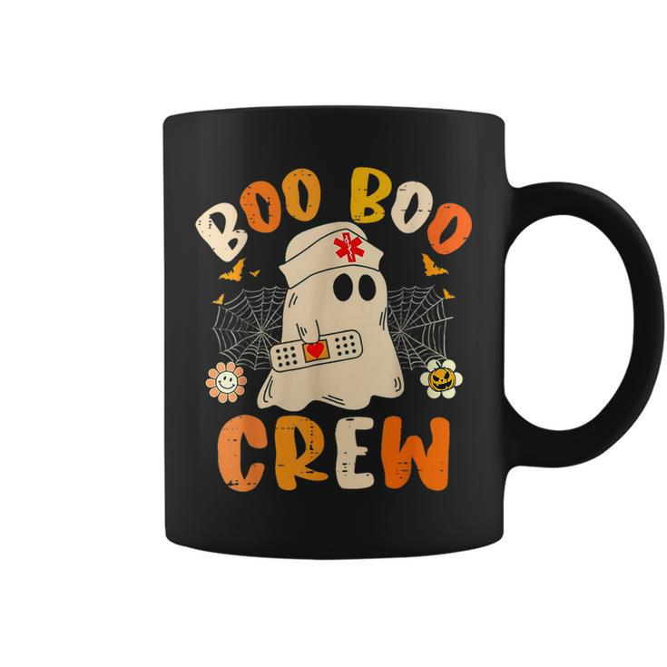 Boo Boo Crew Ghost Halloween Paramedic Nurse Rn Er Nicu Lpn Coffee Mug