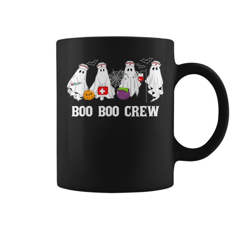 Boo Boo Crew Nurse Ghost Halloween Nursing Coffee Mug