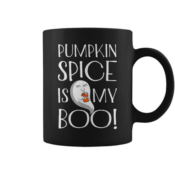 Boo Ghost Halloween Pumpkin Spice Latte Fall Love Womens Latte  Coffee Mug