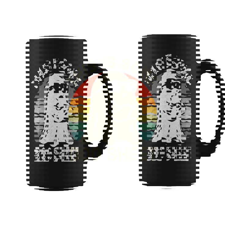 This Is Some Boo Sheet Ghost Cute Boo Ghost Halloween Spooky Coffee Mug