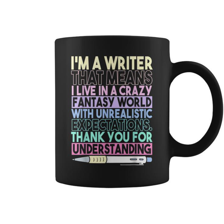 Book Author Novelist | Im A Writer Writer Funny Gifts Coffee Mug