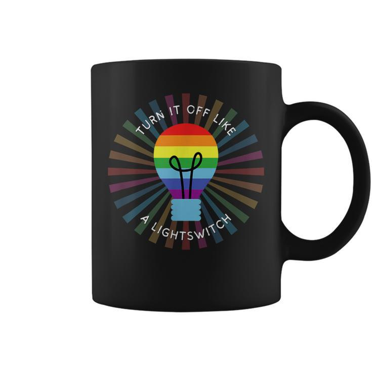 Book Of Mormon Musical Rainbow Turn It Off Coffee Mug