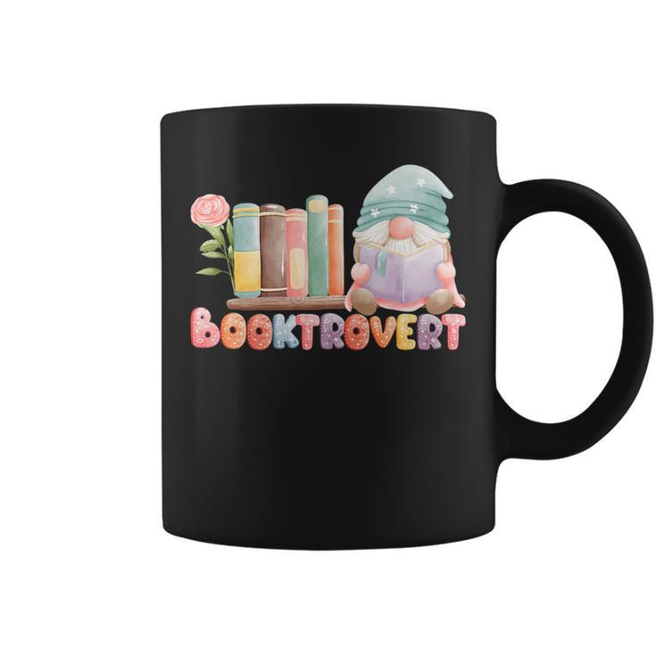 Booktrovert Gnome Book Lovers Gnome Reading A Book Cute Reading Funny Designs Funny Gifts Coffee Mug