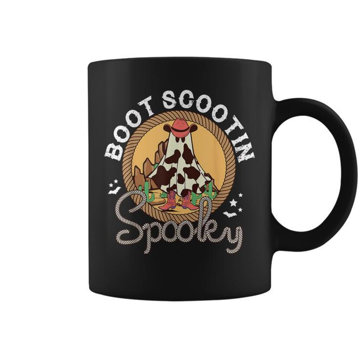 Boot Scootin Spooky Western Halloween Ghost Spooky Season Coffee Mug