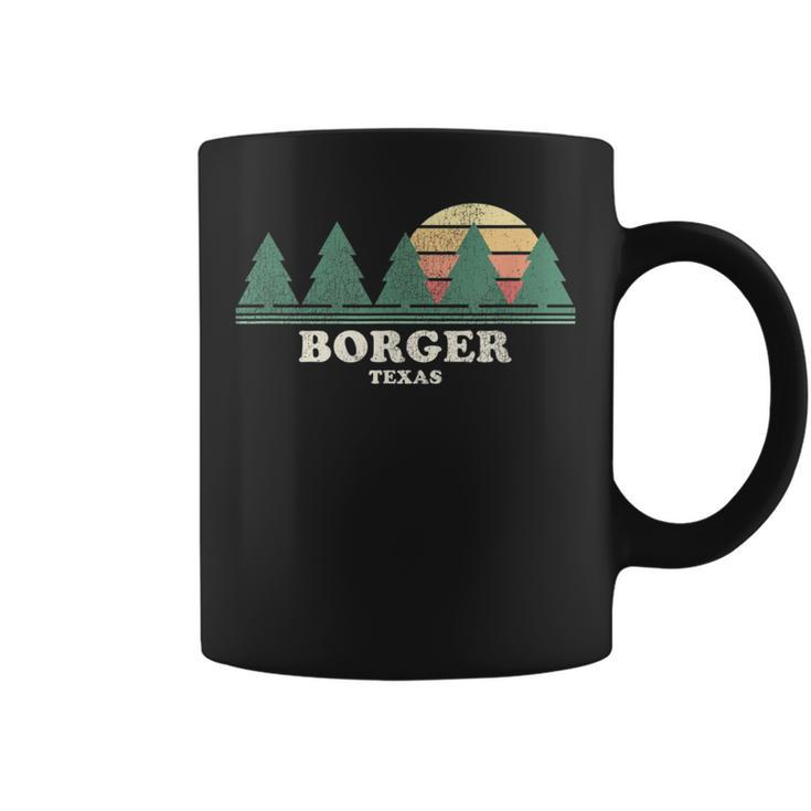 Borger Tx Vintage Throwback Retro 70S Coffee Mug