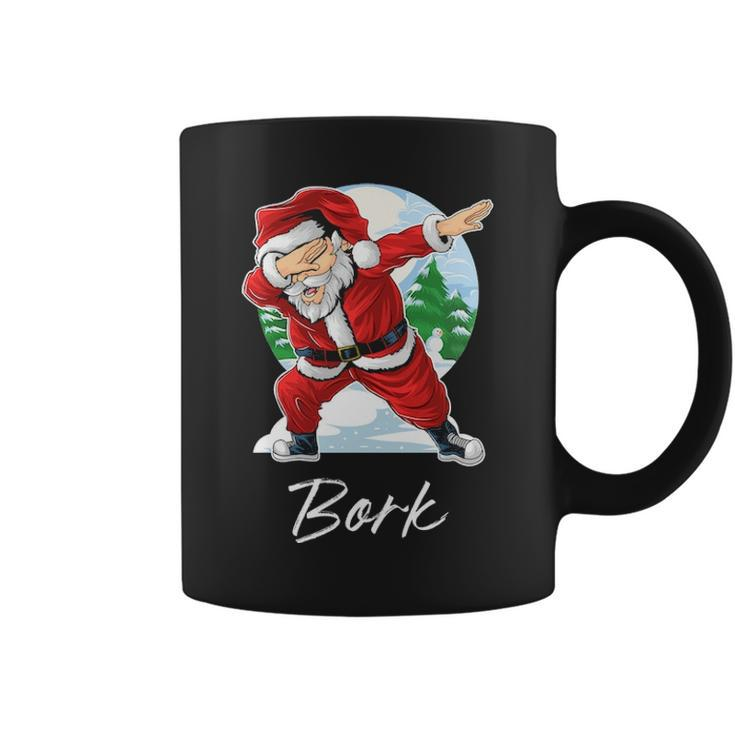 Bork Name Gift Santa Bork Coffee Mug