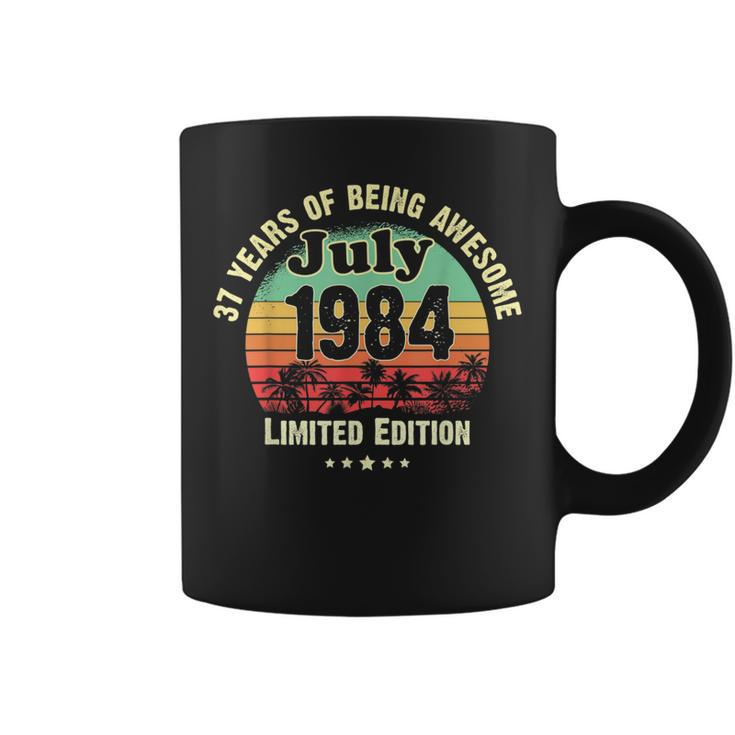 Born In July 1984 37 Year Old Birthday Limited Edition Coffee Mug