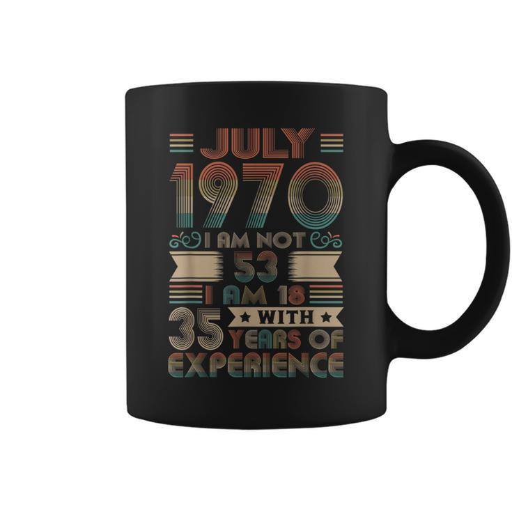 Born July 1970 53Rd Birthday Made In 1970 53 Year Old  Coffee Mug