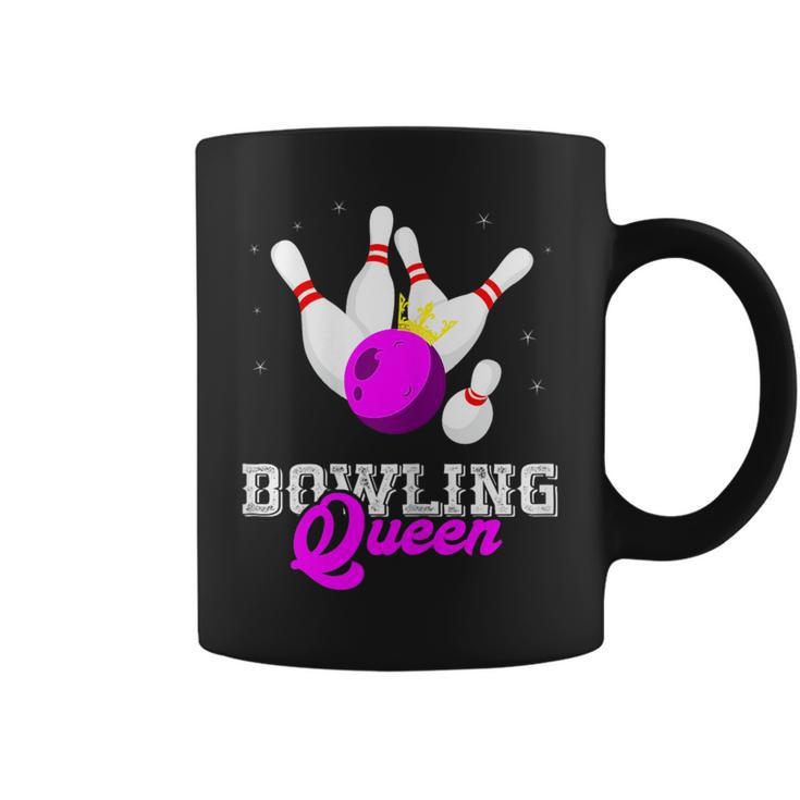 Bowling Queen Crown Bowler Bowling Team Strike Bowling  Coffee Mug