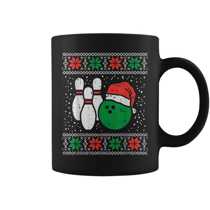 Bowling Ugly Christmas Sweater Sport Bowls Xmas Coffee Mug