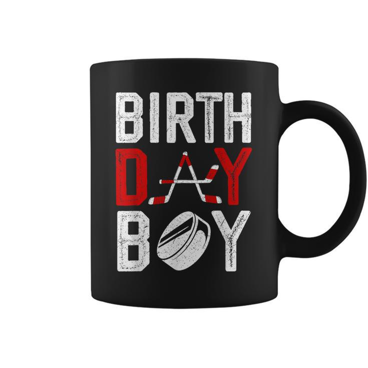 Boy Birthday Party Decorations Hockey Winter Sports Fans Coffee Mug