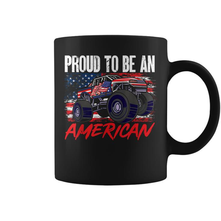 Boys Kids Proud To Be An American 4Th Of July  Coffee Mug