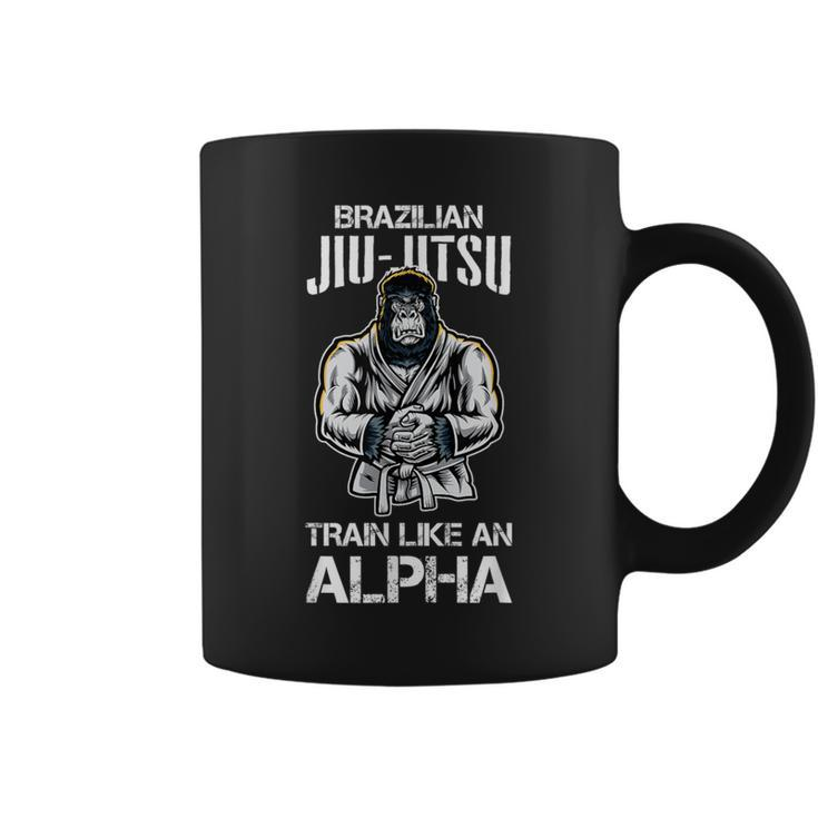 Brazilian Jiu Jitsu Train Like An Alpha Bjj Mix Martial Arts Coffee Mug