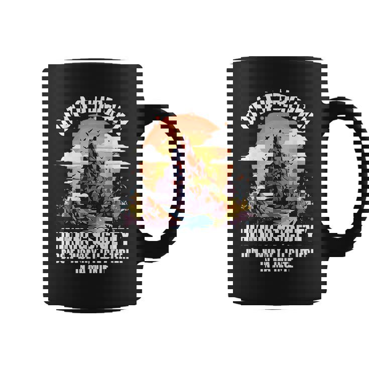 Out Of Breath Hiking Society Coffee Mug