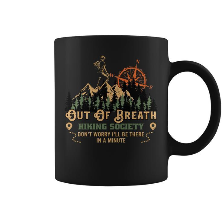 Out Of Breath Hiking Society Coffee Mug