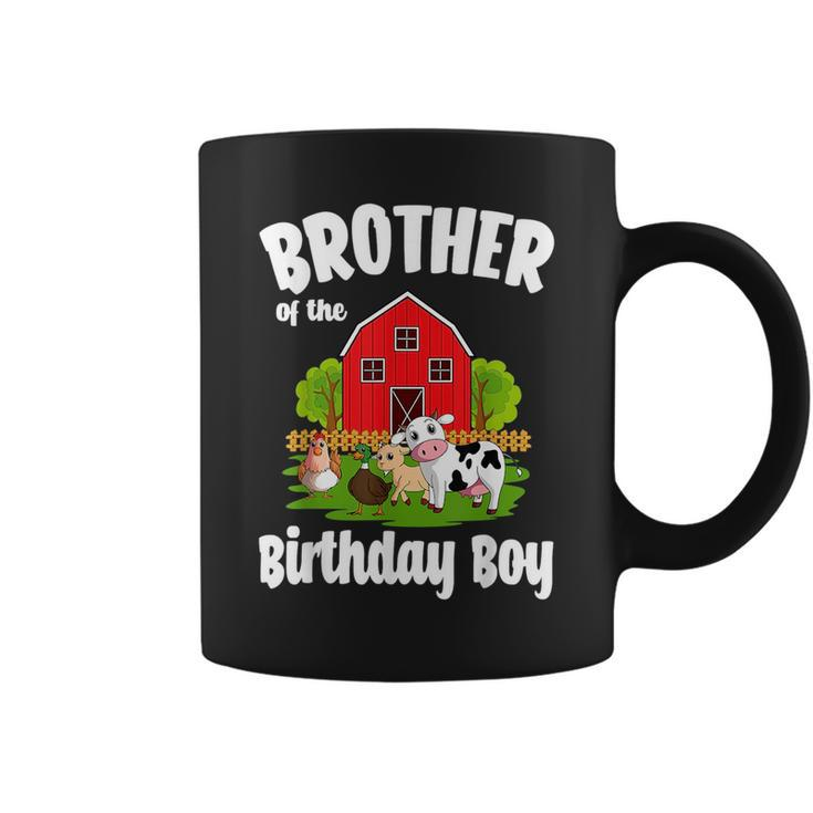 Brother Of The Birthday Boy Farm Animal Bday Party  Coffee Mug